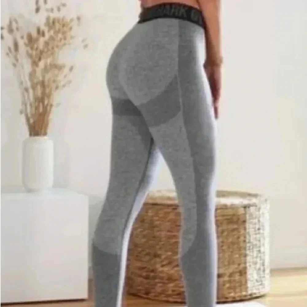 Gymshark Flex Contour Leggings Size Xs Charcoal Marl Black